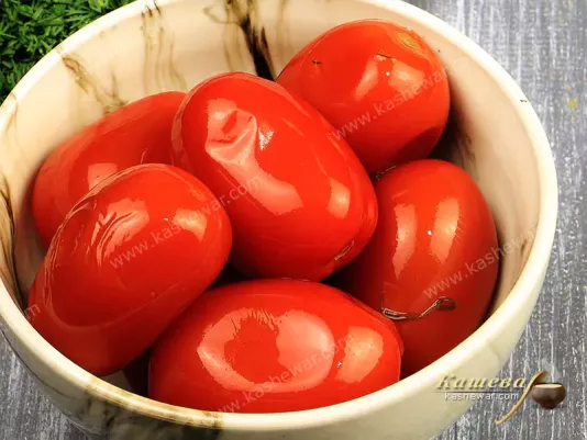 Salted tomatoes