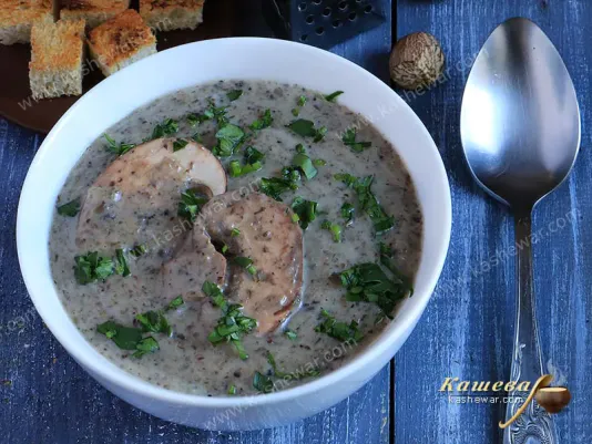 Суп-крем із печериць – рецепт з фото, французька кухняня