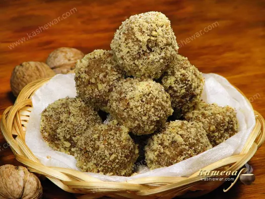 Walnut truffles – recipe with photo, greek cuisine