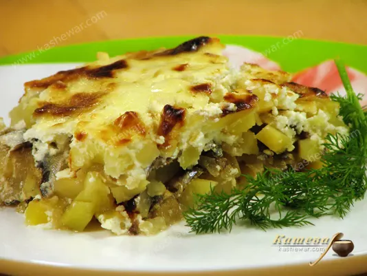 Запіканка «Спокуса Янсона» – рецепт з фото, шведська кухня