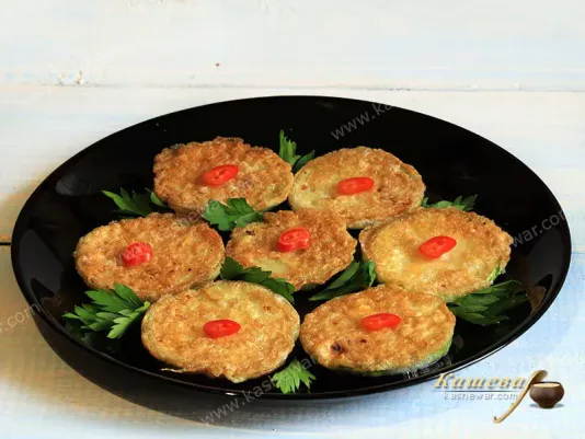 Смажені цукіні (Хобак-чон) – рецепт з фото, корейська кухня