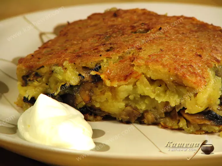 Potato casserole with mushrooms - recipe with photo, Belarusian cuisine