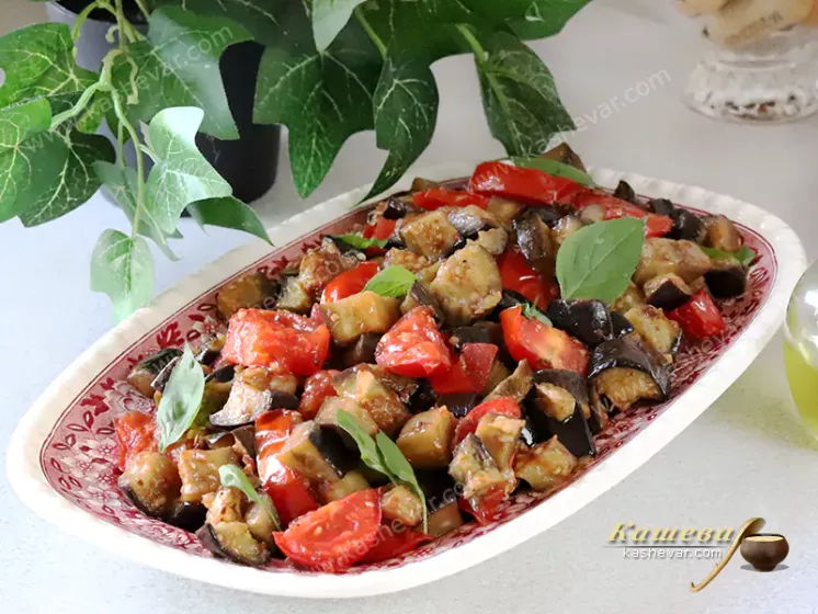 Баклажаны жареные с помидорами черри – рецепт с фото, итальянская кухня