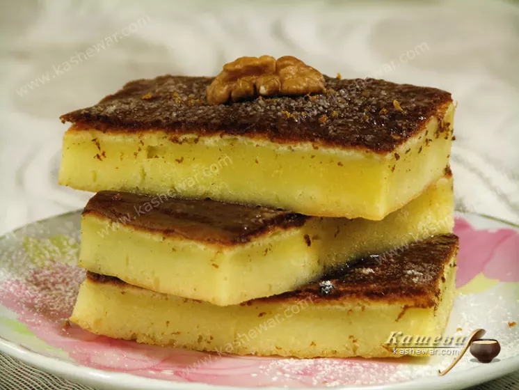 Semolina biscuit - recipe with photo, baking