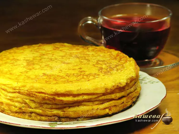 Млинці з гарбуза – рецепт з фото, білоруська кухня