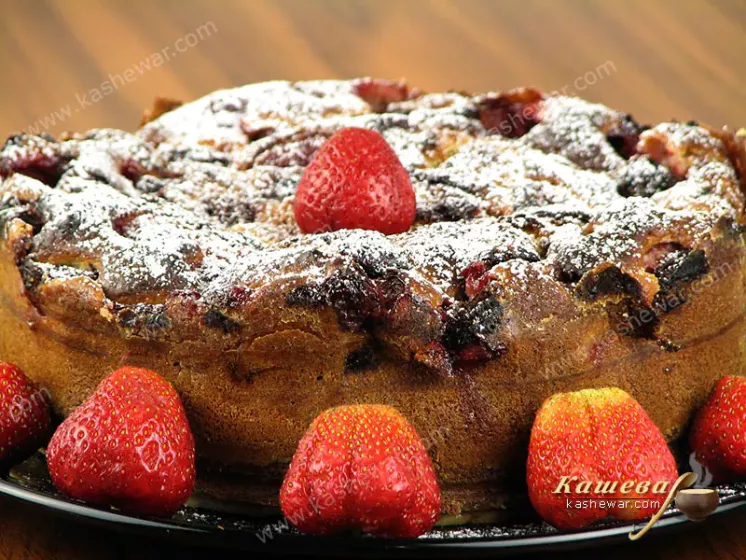 Bulgarian strawberry pie - recipe with photo, Bulgarian cuisine