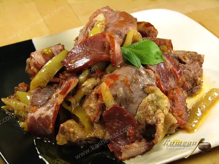 Chicken Chilindron, Pollo al Chilindron – recipe with photo, Spanish cuisine