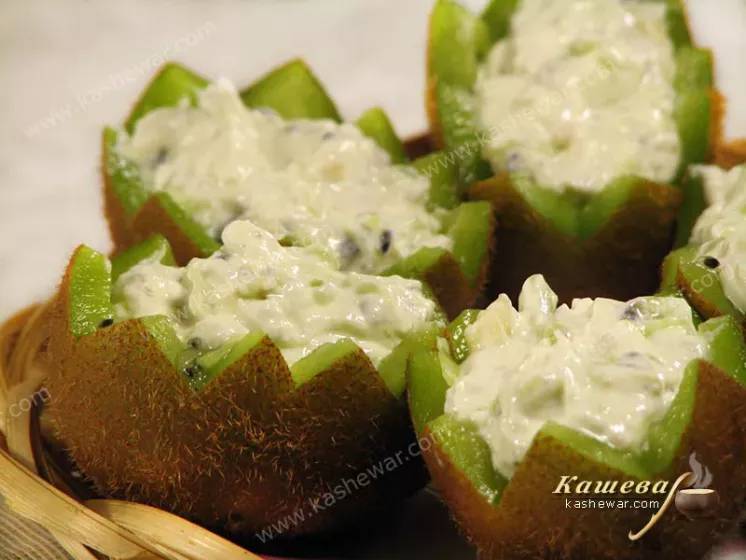 Stuffed kiwi – recipe with photo, American cuisine