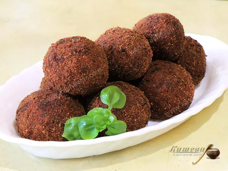 Eggplant balls (Polpette di melanzane) – recipe with photo, Italian cuisine