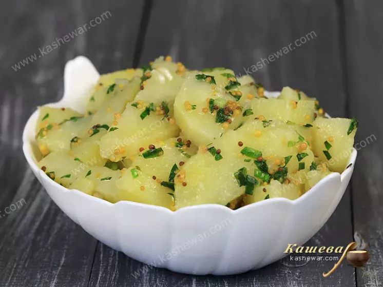 Mustard potatoes – recipe with photo, German cuisine