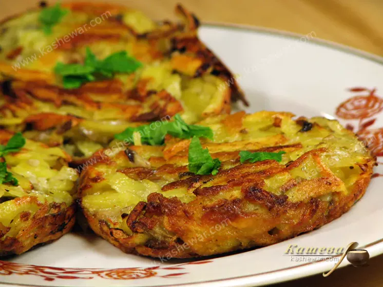 Mushroom fritters - recipe with photo, German cuisine