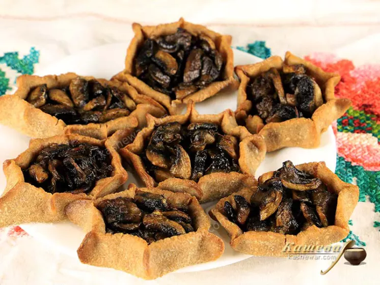 Carols with mushrooms – recipe with photos, pastries