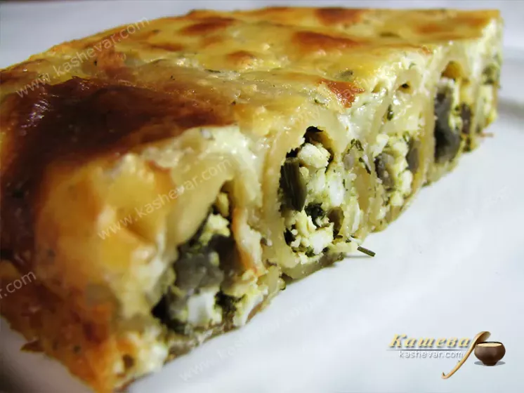 Mushroom cannelloni - recipe with photo, Italian cuisine
