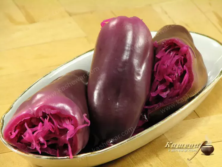 Pepper stuffed with cabbage – recipe with photo, Ukrainian cuisine