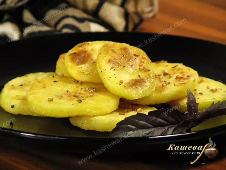 Fried potatoes in spices - recipe with photo, Gordon Ramsay
