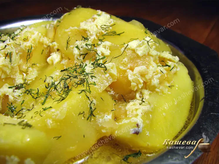 Potato kavurma - recipe with photo, Georgian cuisine