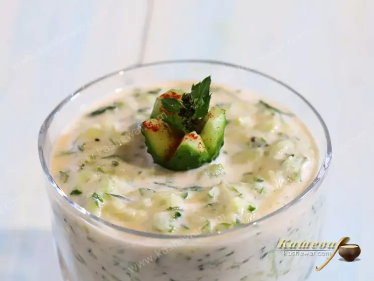 Kheera raita – recipe with photo, Indian cuisine
