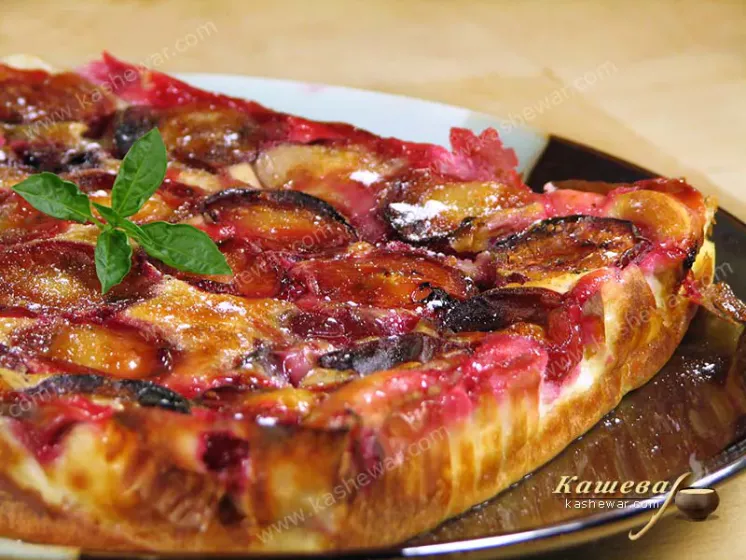 Plum casserole – recipe with photo, French cuisine