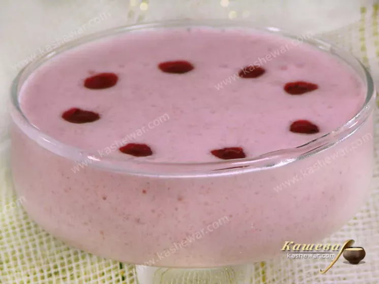 Cranberry mousse – recipe with photo, jewish cuisine
