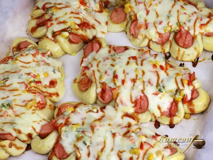 Ковбасний хліб – рецепт з фото, корейська кухня