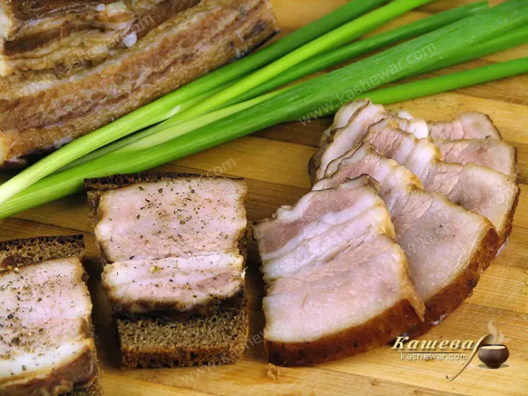 Копчене сало – рецепт з фото, українська кухня