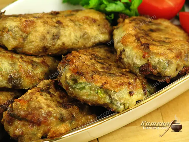 Eggplant cutlets with sauce - recipe with photo, Turkish cuisine