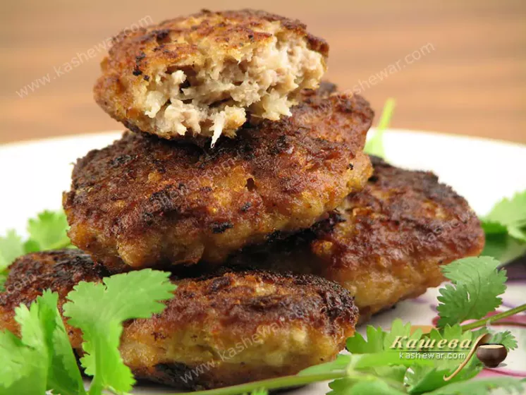 Pork-beef cutlets - recipe with photo, main course