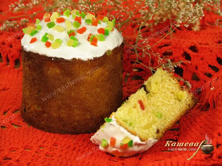 Паска «Царський» – рецепт з фото, випічка