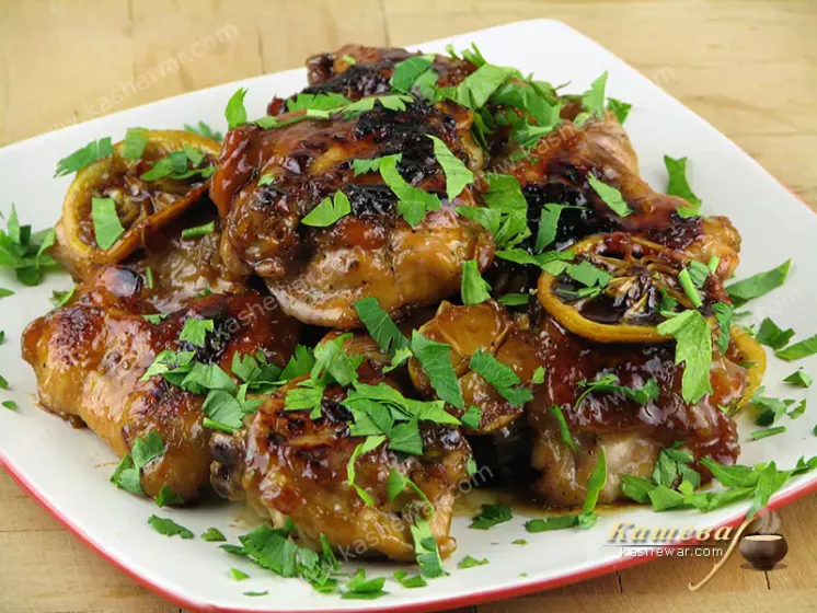 Chicken with lemon - recipe with photo, Gordon Ramsay