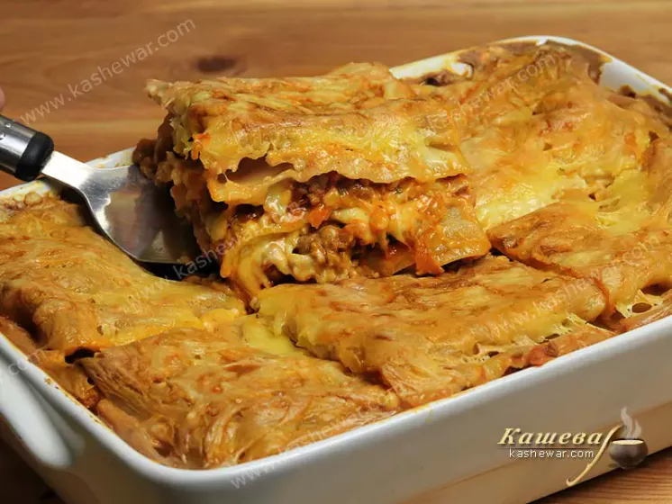 Лазанья с соусом «Болоньезе» – рецепт с фото, итальянская кухня
