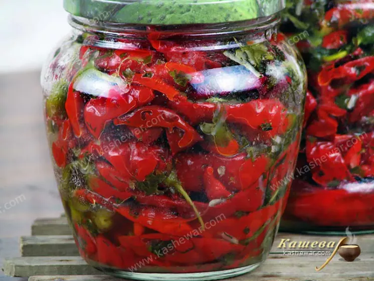 Маринований гострий перець – рецепт з фото, грузинська кухня