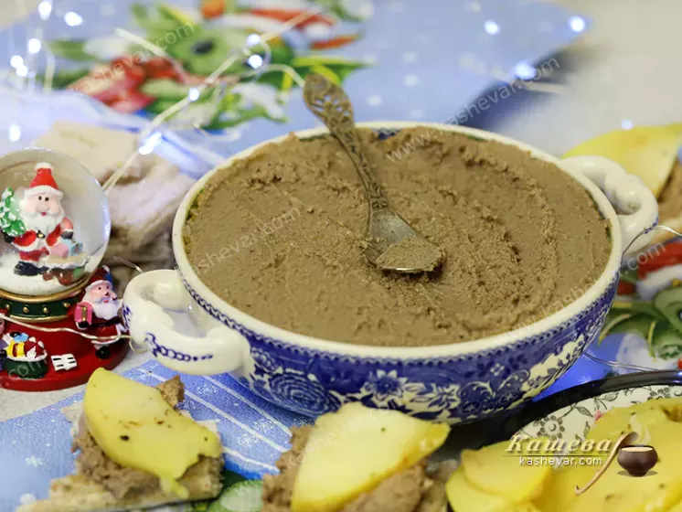 Мусс из куриной печени и жареные яблоки – рецепт с фото, французская кухня