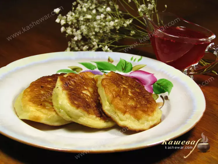 Apple fritters - recipe with photo, baked