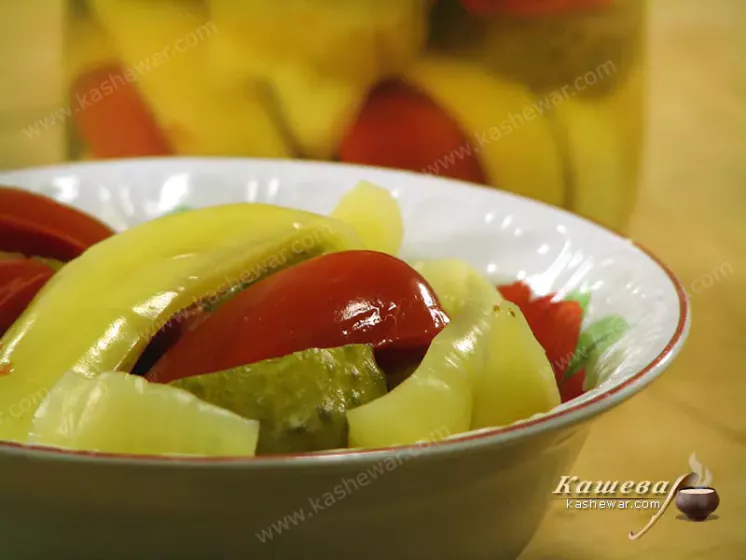 Assorted vegetables for the winter – recipe with photo, Moldavian cuisine