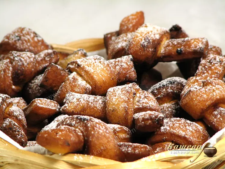 "Knots" cookies - recipe with photo, Belarusian cuisine