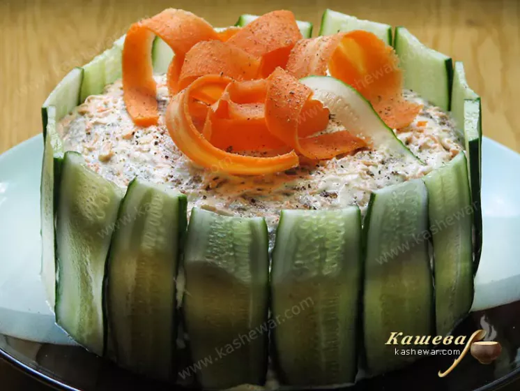 Liver cake - recipe with photo, Ukrainian cuisine