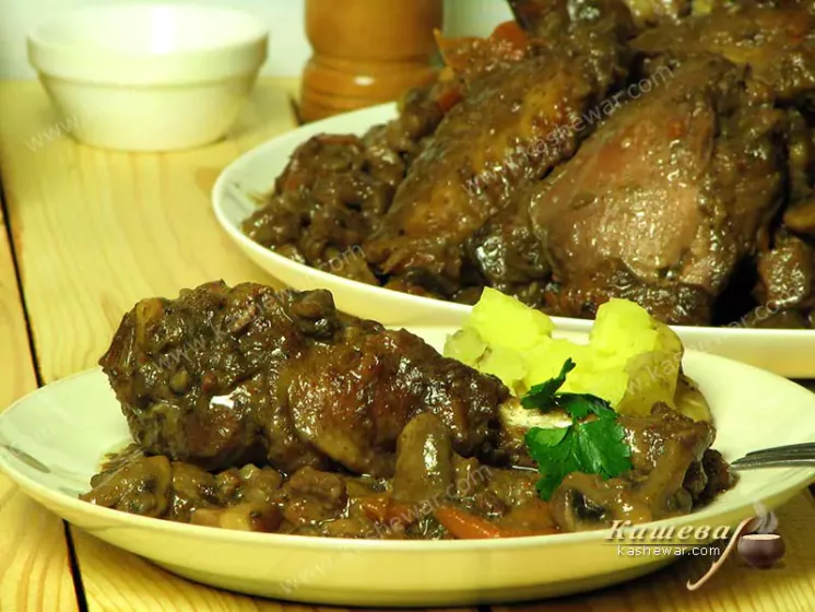 Петух в вине (Coq au vin) – рецепт с фото, французская кухня