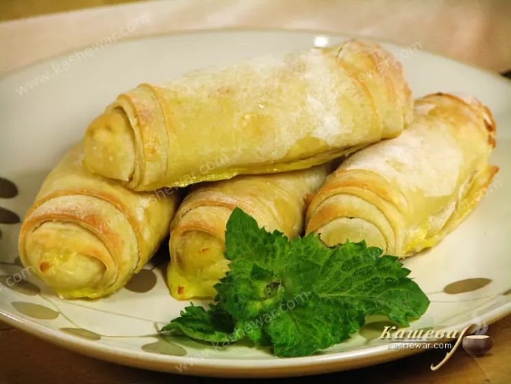 Thin dough pies with feta cheese (Sigara börek) – recipe with photo, Turkish cuisine