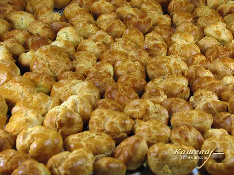 Profiteroles - recipe with photo, baking