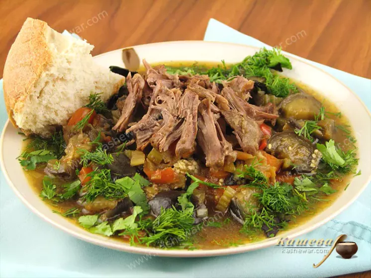 Oxtail stew with vegetables - recipe with photos, British cuisine