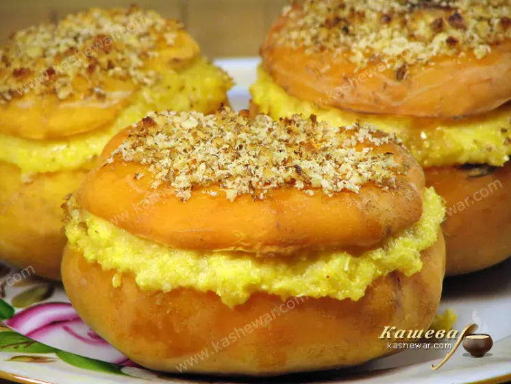 Bread stuffed turnip - recipe with photo, main courses
