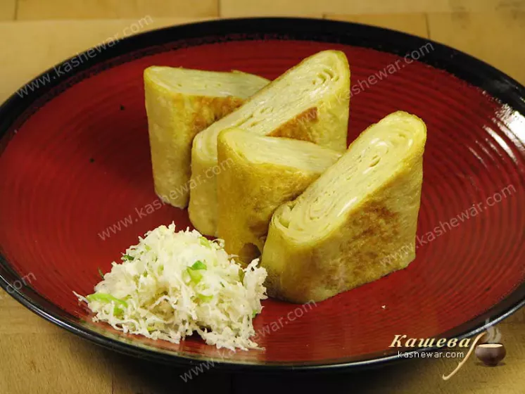 Omelet Roll (tamagoyaki) – recipe with photo, japanese cuisine