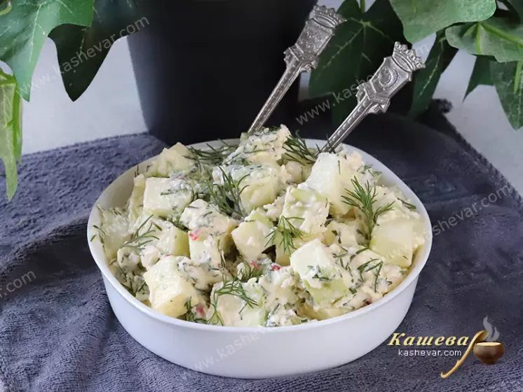 Raw Zucchini Salad - Recipe with Photos, Salads