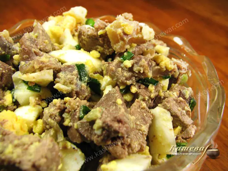 Салат з курячих потрійків – рецепт з фото, єврейська кухня
