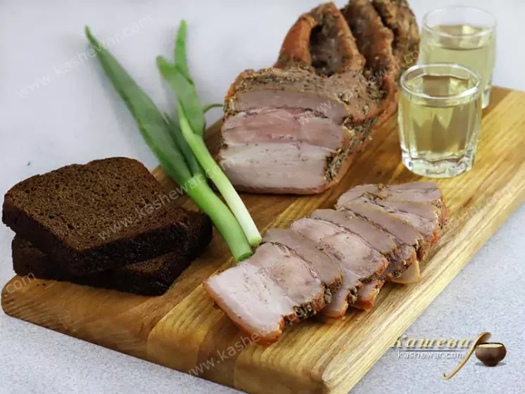 Salo in onion peel – recipe with photo, Ukrainian cuisine