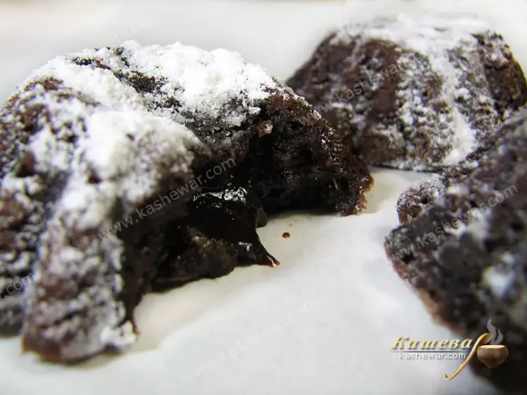Chocolate fondant – recipe with photo, italian cuisine