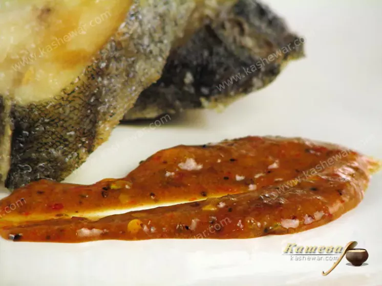 Chili sauce with honey, garlic and olive oil – recipe with photo, sauces