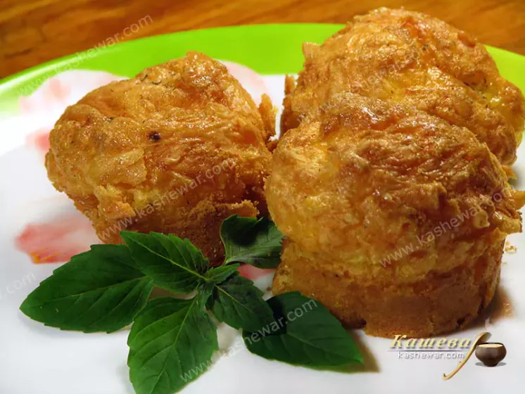 Cheese souffle - recipe with photo, French dish