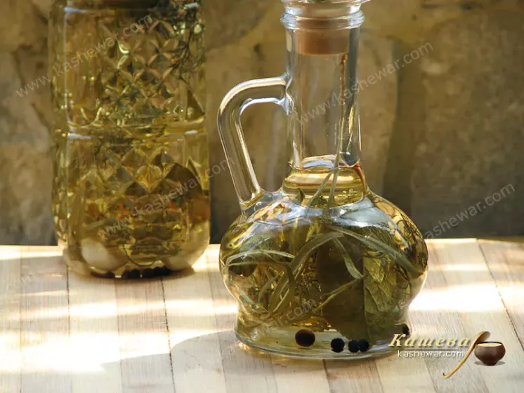 Spiced vinegar – recipe with photo, dressing