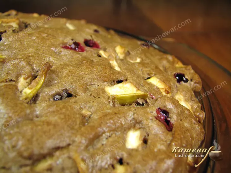 Apple cranberry pie - recipe with photo, German cuisine